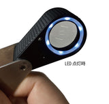 ルーペ 10倍 LED・UVライト付き USB充電式