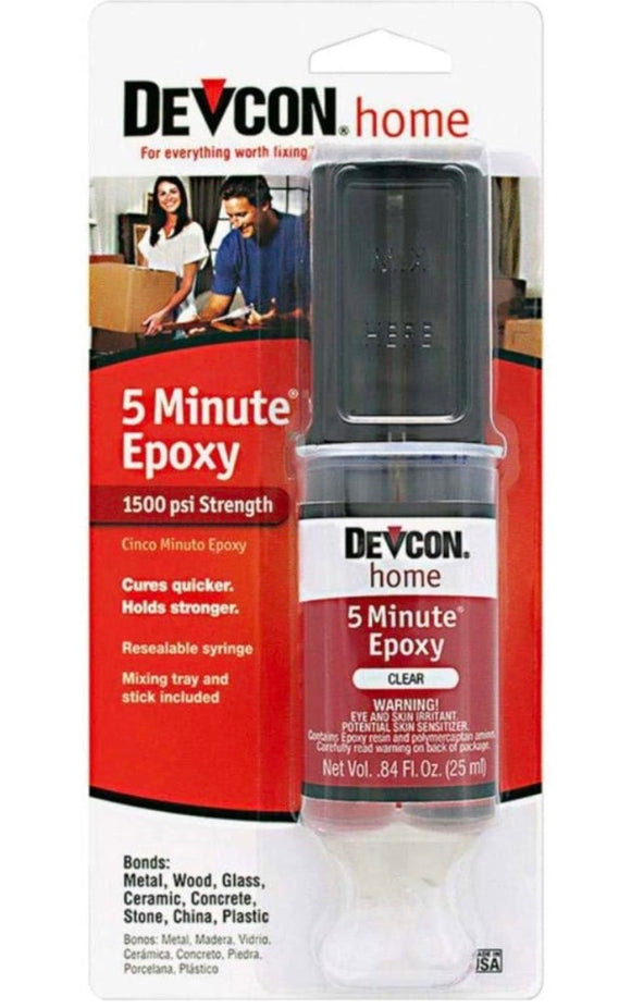 5 Ton Minute Epoxy シリンダー型 エポキシ 強力接着剤 DEVCON